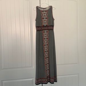 Max Studio maxi jersey material dress, size L